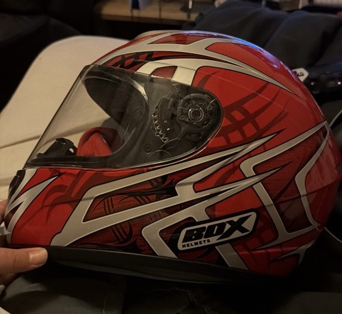 Box helmets red - helmets,