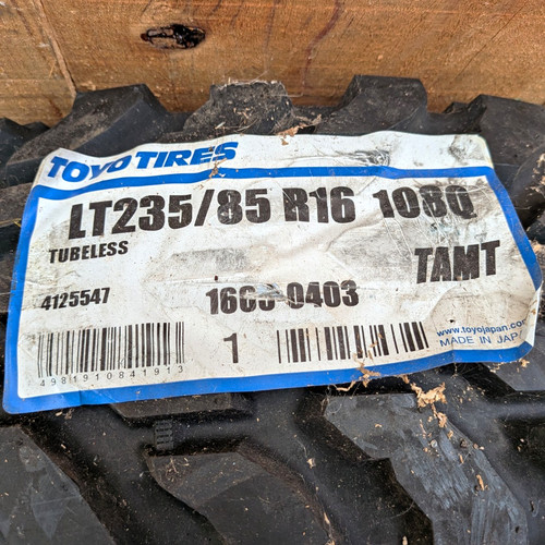 Toyo mud terrain - mud,