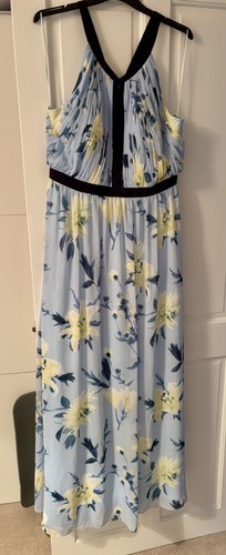 Jane norman blue floral maxi - norman,