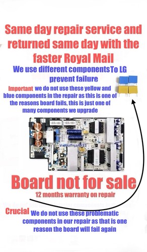 Power board repair stuck - board,