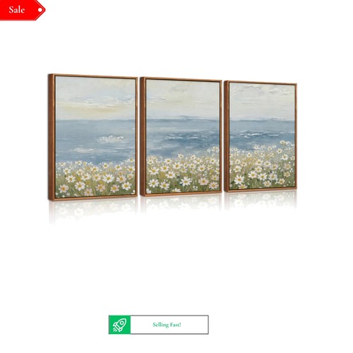 Set framed daisy - of, &