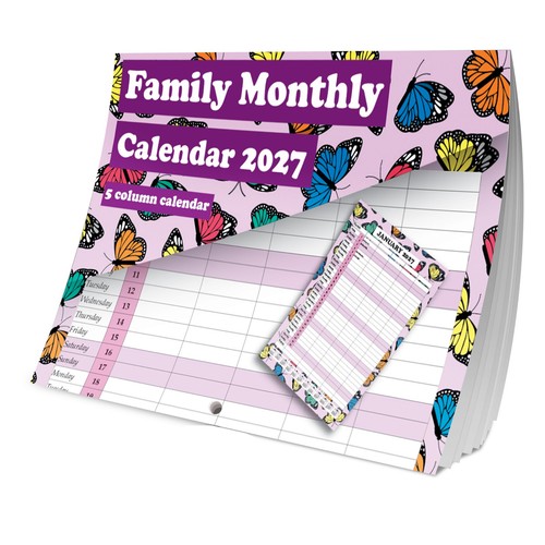 2027 calendar wall monthly - 2027,