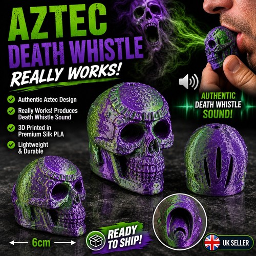 Aztec death whistle - 💀,
