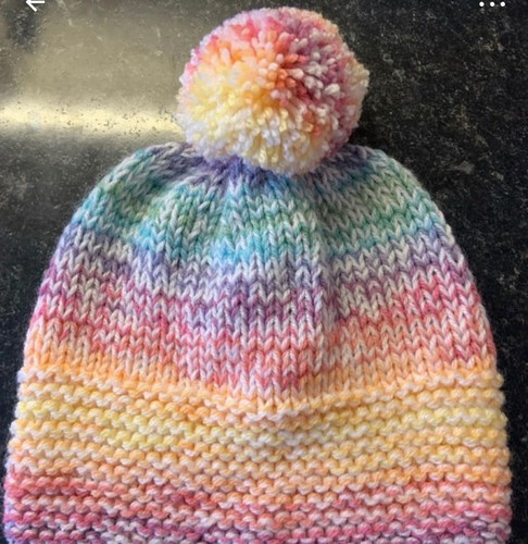 Hand knitted ladies - ladies, bobble