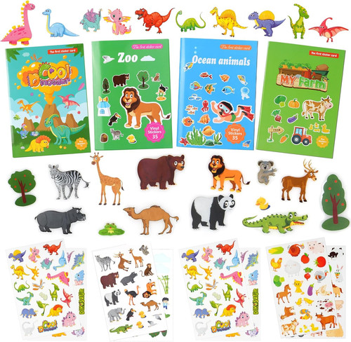 Reusable sticker books pack - reusable,