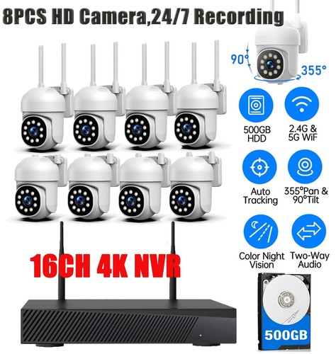 Camcamp 16ch nvr 8pc ptz - 16ch,