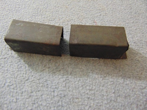 Pair antique mantle shelf - of,