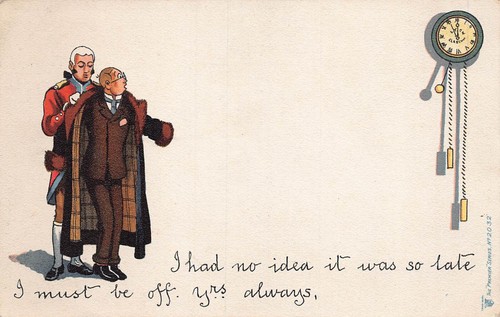 Postcard comic write - comic, away