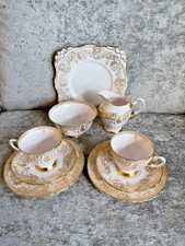 TUSCAN PINK AND GOLD TEA FOR