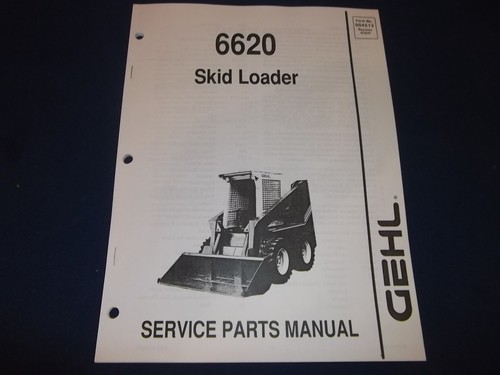 Gehl 6620 skid steer loader - gehl,