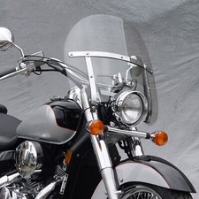 For Harley Davidson FXSTD Softail Deuce 18x16" Smoke Windshield Windscreen Large