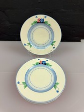 6 x Burleigh Ware Blue Floral