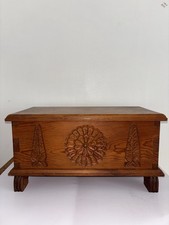 Vintage carved wooden blanket - carved,