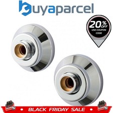 Triton Bar Mixer Shower Fixing Kit for Exposed Pipe Tails Push Fit Chrome Cones