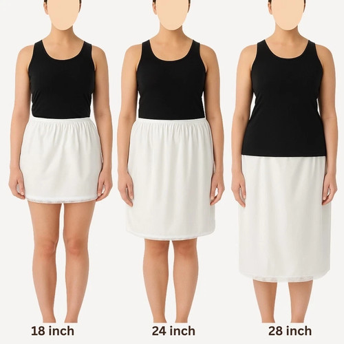 Ladies lace half slip - ladies,