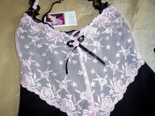 Sheer babydoll nightie - babydoll, thong