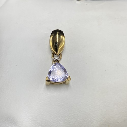 18ct gold tanzanite - tanzanite, and