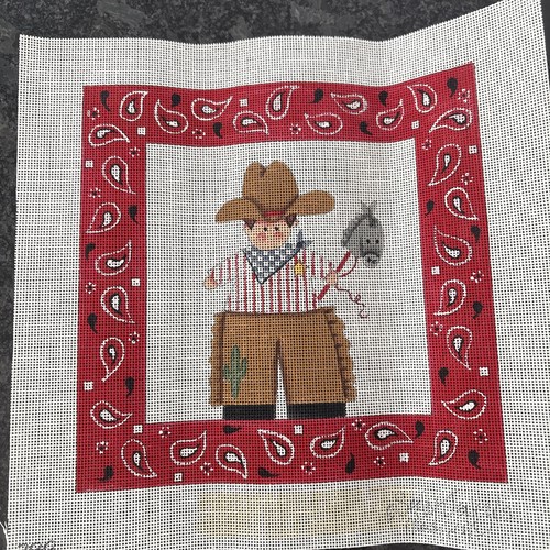 Western theme hand painted - theme,