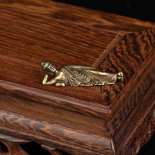Retro brass reclining - retro, buddha