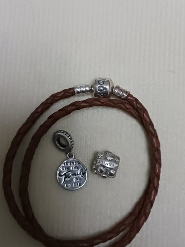 Pandora brown leather double - brown,