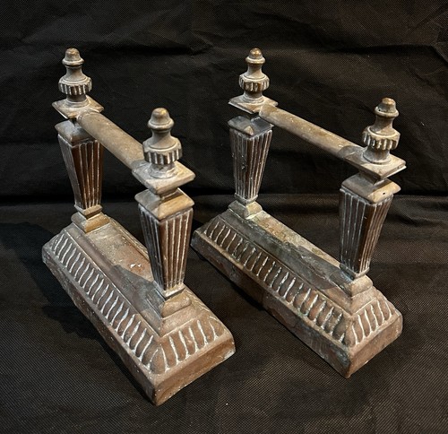 Antique victorian firedogs - antique,