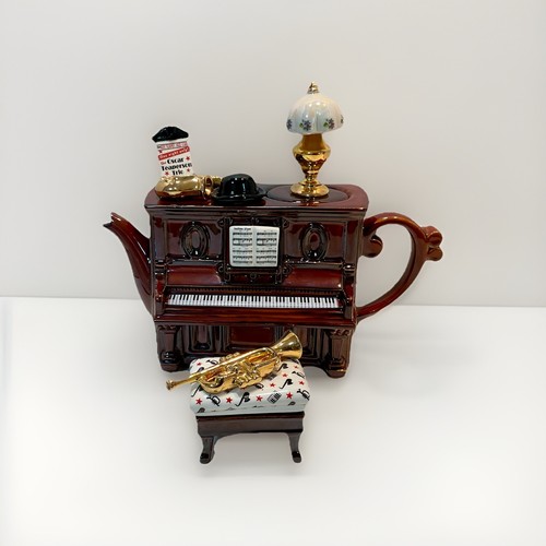 Vintage piano teapot the - teapot,