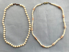 2 Real Pearl Necklaces