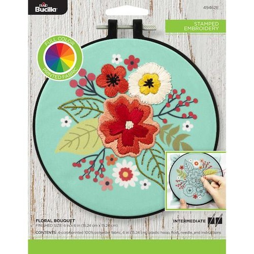 Bucilla stamped embroidery - bucilla,