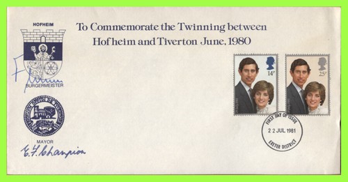 1981 twinning of hofheim - 1981,