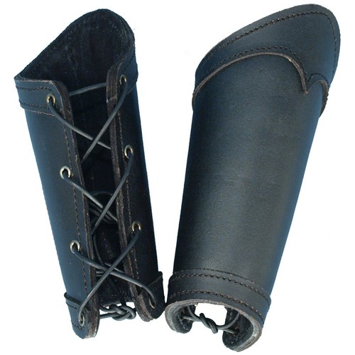 Quality black leather - leather, warrior