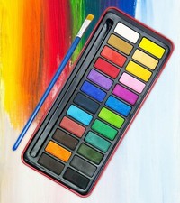 24 Artist Watercolour Art