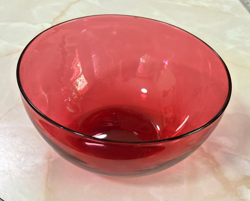 Victorian hand blown cranberry - victorian,