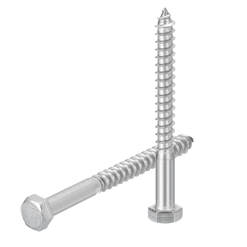 Hex lag bolts - 3/8"x4",