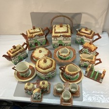 Vintage Empire ware England Tudor series Cottage/house Tea/Breakfast set