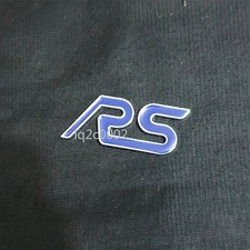 1x Blue Chrome Silver RS Metal