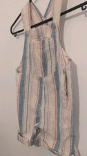Boys Zara Striped Dungarees Shorts 18-24 Months 