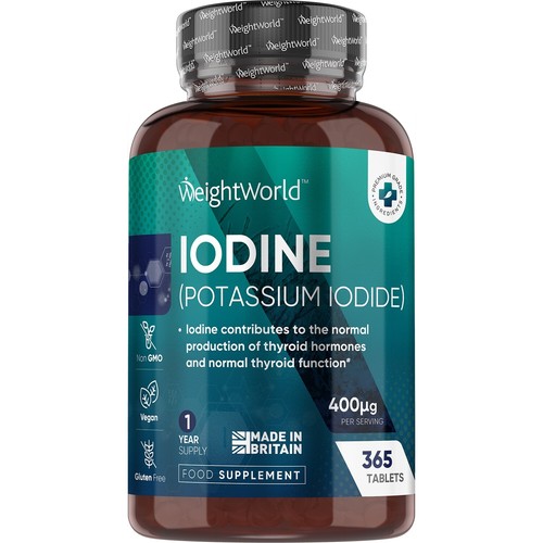 Iodine 365 tablets 400mcg for - iodine,