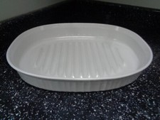 CORNING FRANCE WHITE GRIDDLE