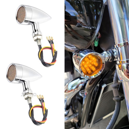 2pcs chrome motorcycle - 2pcs,