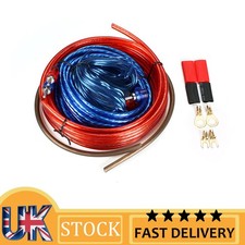 Car Audio Wiring Kit for Edge Vibe Car Audio UK 8 Gauge Cable Subwoofer AMP RCA