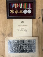 Grouping Of 5 Military British World War Two Medals Of Medical Corps Major
