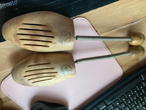 Vintage saxone wooden shoe - wooden,
