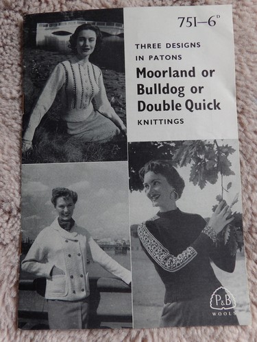 Wool 751 6d knitting - p&b,