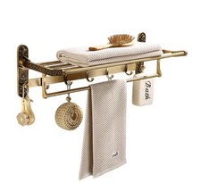 European Space Aluminium Antique Towel Rack Set For Bathroom