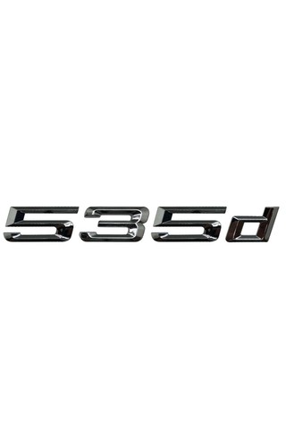 Silver chrome 535d car - silver, flat