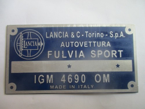Lancia fulvia sport - fulvia, igm