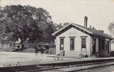 Postcard Ponemah RR Train