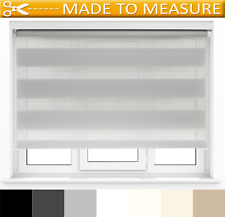 Made To Measure Day & Night Roller Blinds Zebra Effect -  Up to 180cm x 210cm