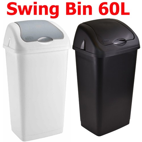 Plastic swing top bin waste - bin,