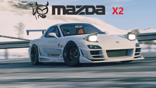 Mazda side stickers - x,